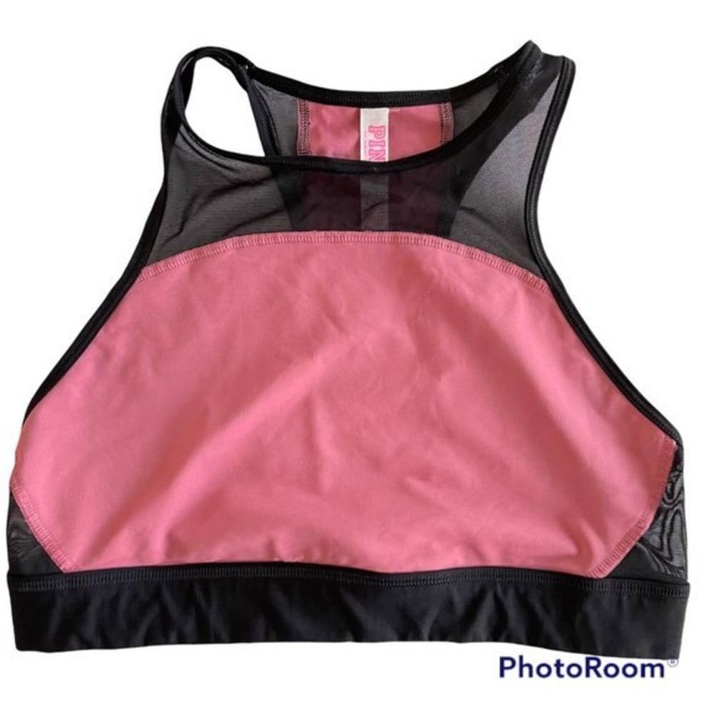 VICTORIA'S SECRET PINK Nation High Neck Ladies Sports Bra, M